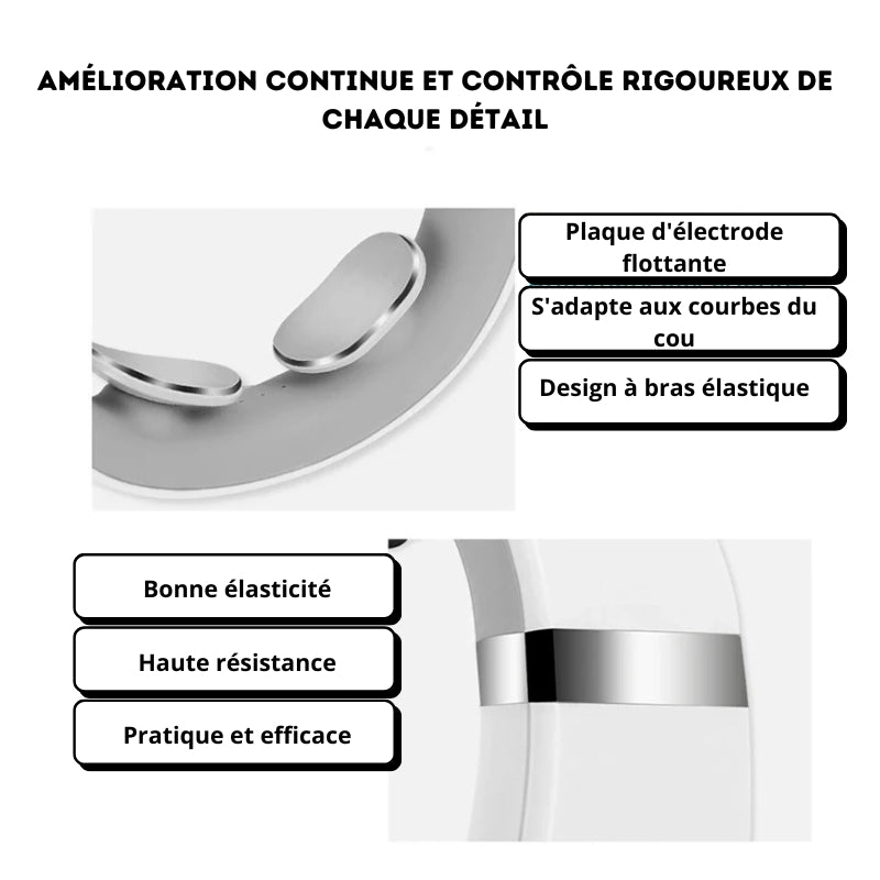 Masseur Cervical Mini Portable – Soulagement Cou & Épaules | Usage Maison