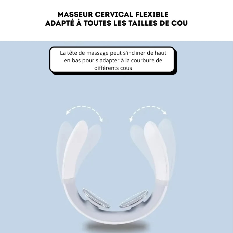 Masseur Cervical Mini Portable – Soulagement Cou & Épaules | Usage Maison