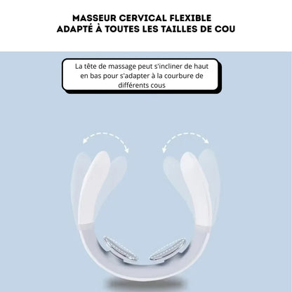 Masseur Cervical Mini Portable – Soulagement Cou & Épaules | Usage Maison