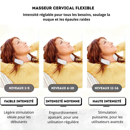 Masseur Cervical Mini Portable – Soulagement Cou & Épaules | Usage Maison