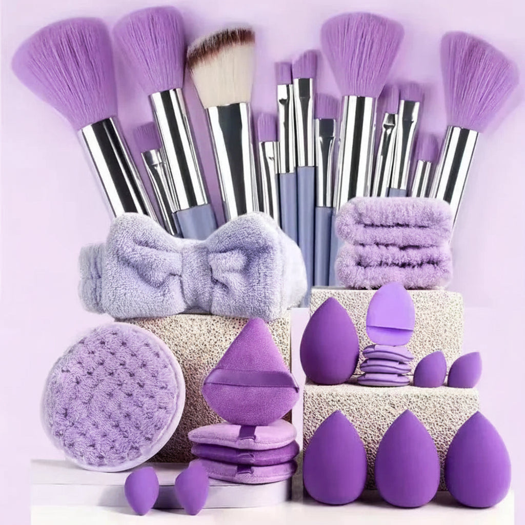 Ensemble de Pinceaux de Maquillage Professionnel 33 pcs – Application Précise & Résultat Impeccable