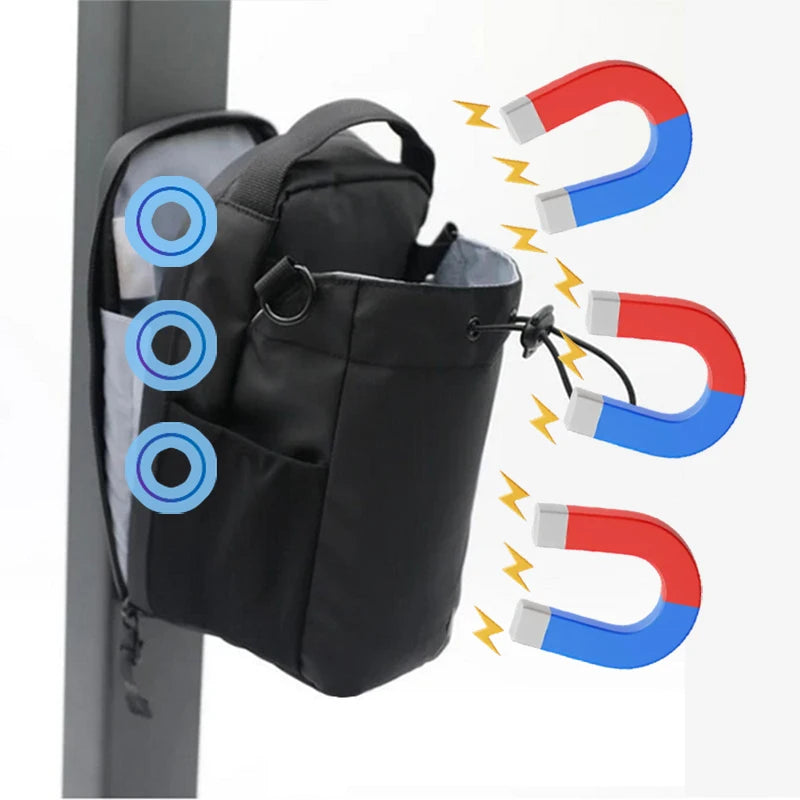 Sac de Sport Magnétique | Grande Capacité – Organiseur, Poche Téléphone & Porte-Bouteille Intégré