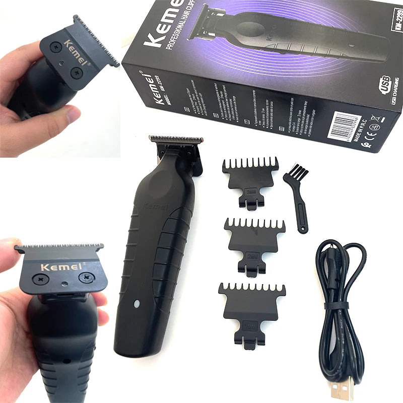 Tondeuse Électrique Professionnelle Kemei KM-22 Sans fil - Batterie 1200mAh