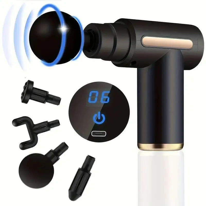 Pistolet de Massage Musculaire Portable – Relaxation Profonde Corps, Cou et Dos