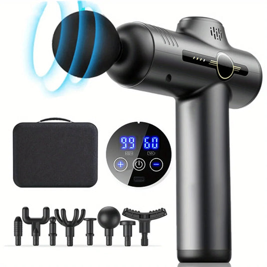 Pistolet de Massage Musculaire Portable – Relaxation Profonde Corps, Cou et Dos