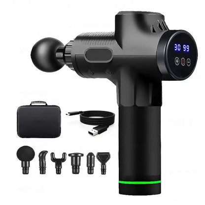 Pistolet de Massage Musculaire Portable – Relaxation Profonde Corps, Cou et Dos