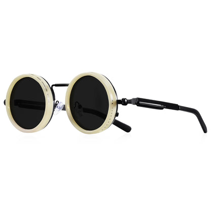 Lunettes de Soleil Rondes Polarisées – Réglage Luminosité ND9, UV400, Homme & Femme