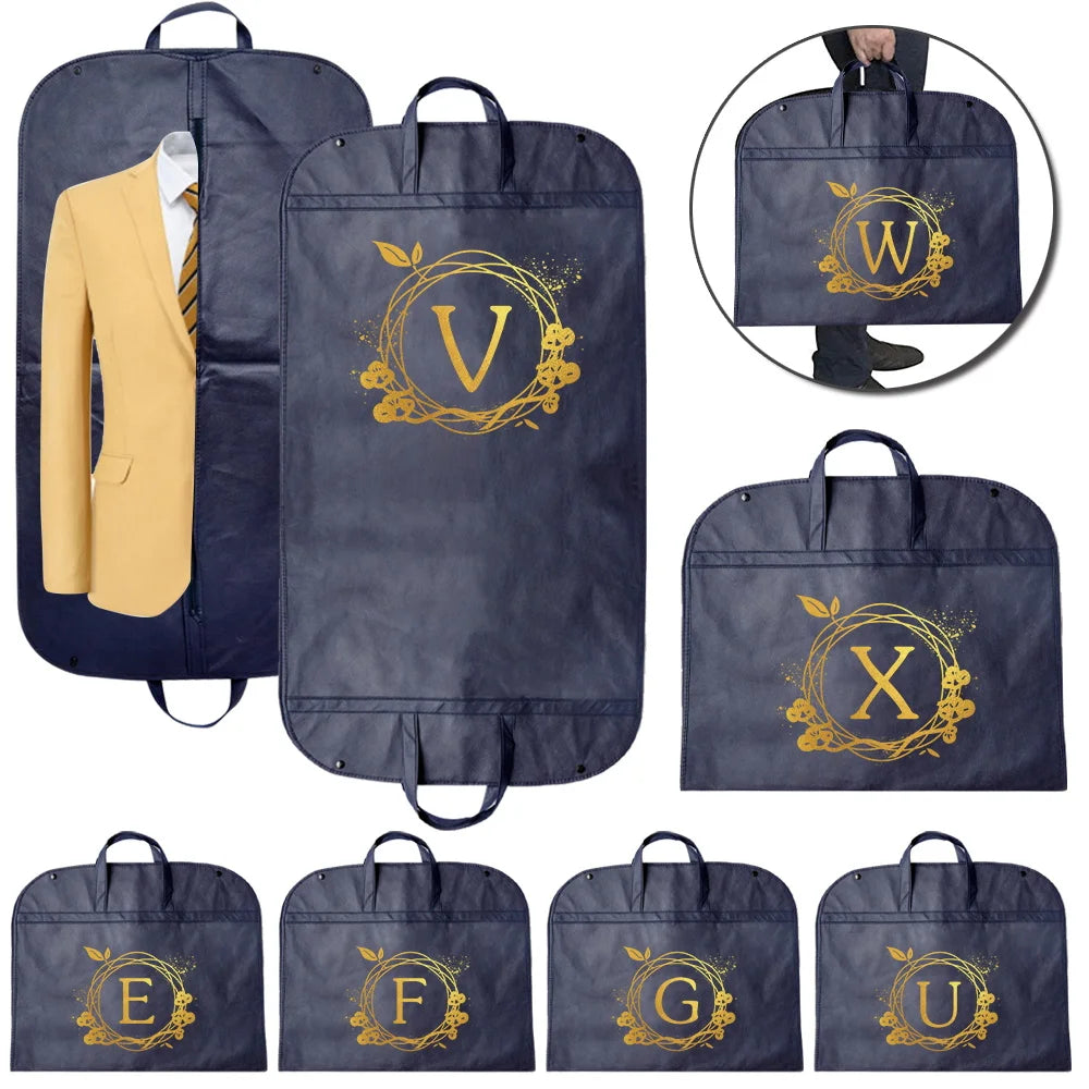 Housse Vêtements Anti-Poussière Imperméable – Sac de Rangement Suspendu pour Manteau, Costume & Robe | Motif Couronne