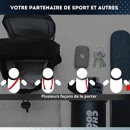 Sac de Sport Magnétique | Grande Capacité – Organiseur, Poche Téléphone & Porte-Bouteille Intégré