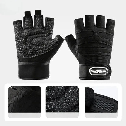 Gants de Sport Sans Doigts Multi-activités Pour Homme et Femme