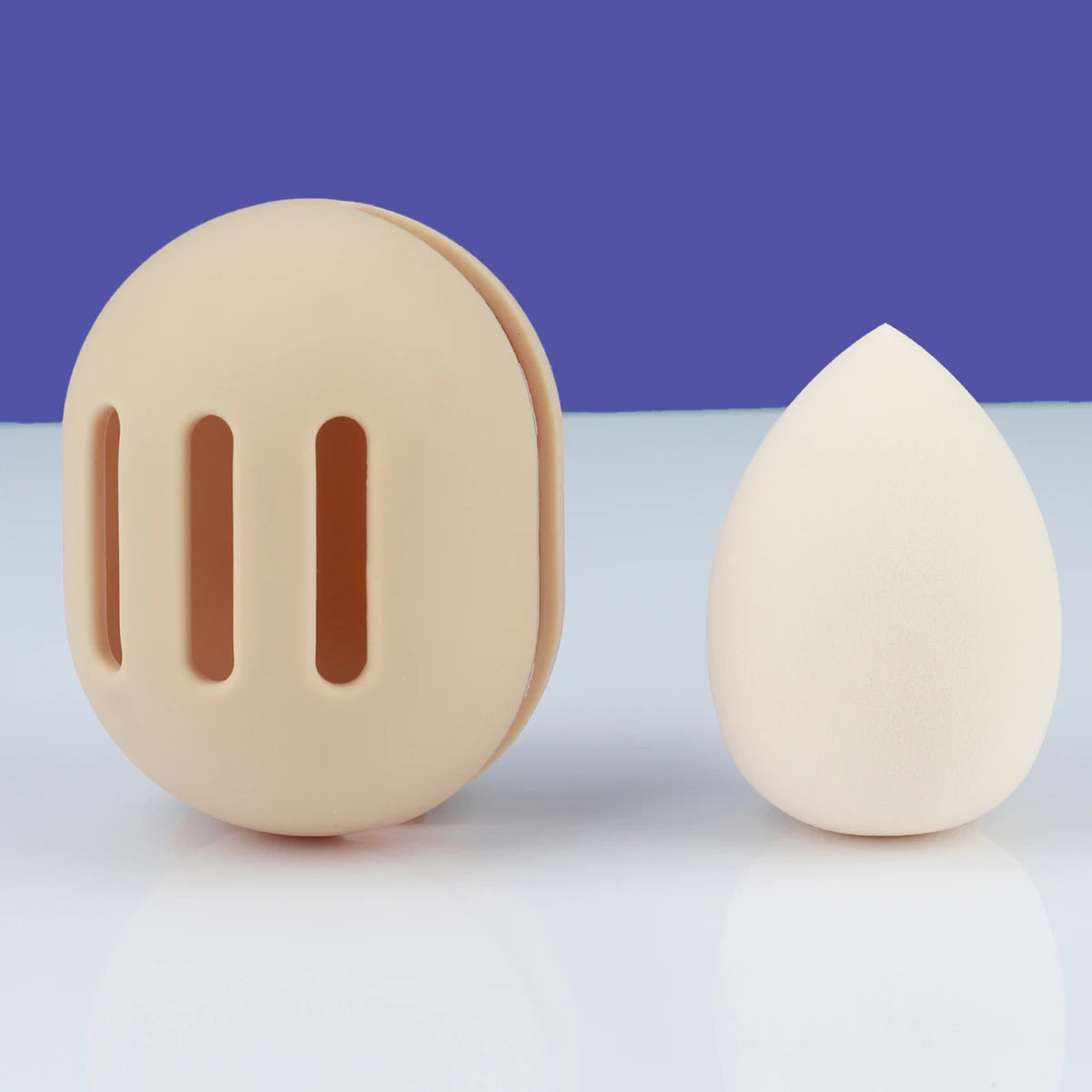 Étui Silicone Anti-Poussière pour Éponge de Maquillage – Rangement Voyage