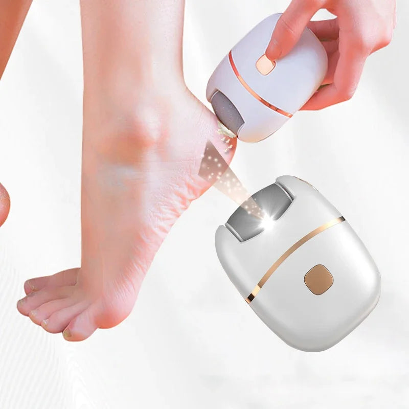 Lime-pieds électrique rechargeable – 2 têtes de meulage incluses