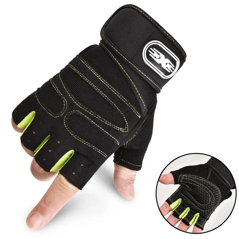 Gants de Sport Sans Doigts Multi-activités Pour Homme et Femme