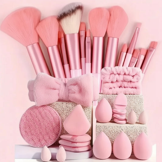 Ensemble de Pinceaux de Maquillage Professionnel 33 pcs – Application Précise & Résultat Impeccable