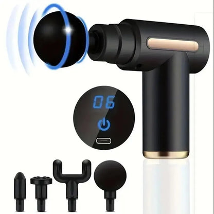 Pistolet de Massage Musculaire Portable – Relaxation Profonde Corps, Cou et Dos