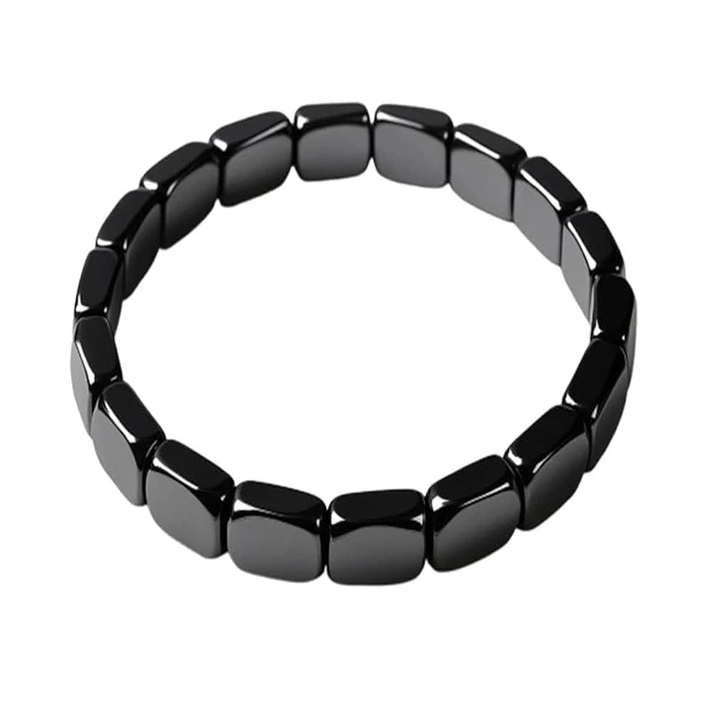 Bracelet Hématite Homme – Pierres Naturelles Énergisantes