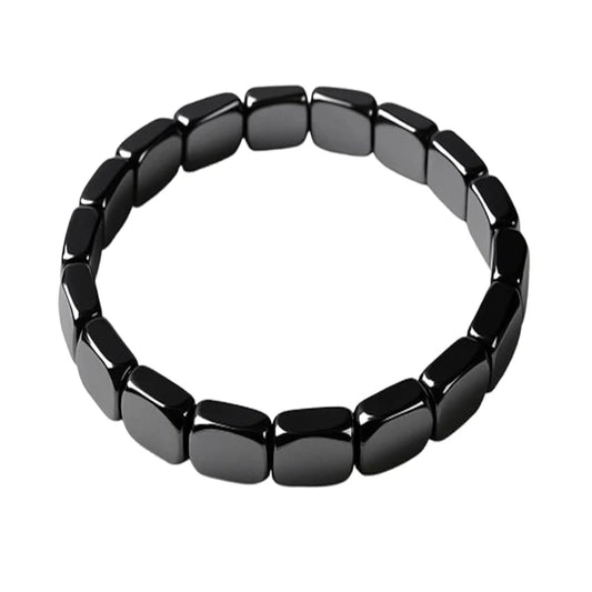 Bracelet Hématite Homme – Pierres Naturelles Énergisantes